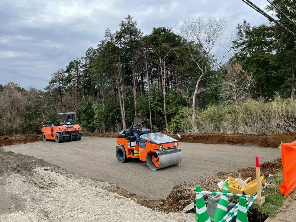 駐車場コンクリート施工